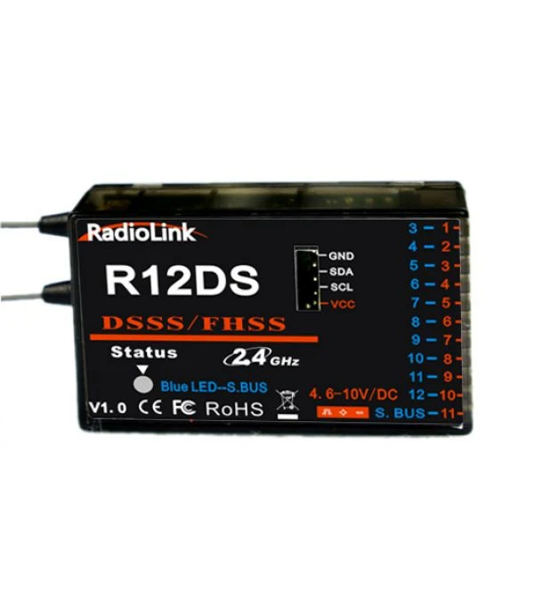 Radiolink R12DS 10-CH 2.4GHz DSSS & FHSS Receiver