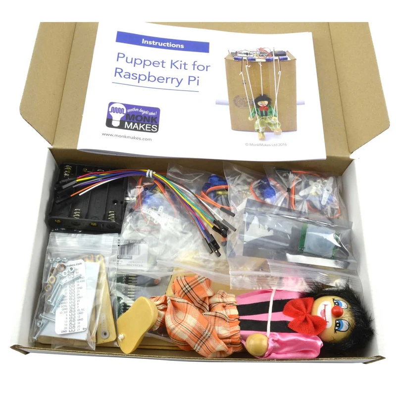 Monk Makes Puppet Kit for Raspberry Pi