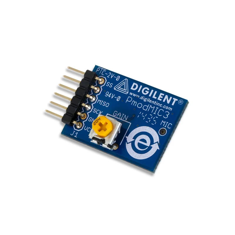 PmodMIC3 - MEMS Microphone w/ Adjustable Gain