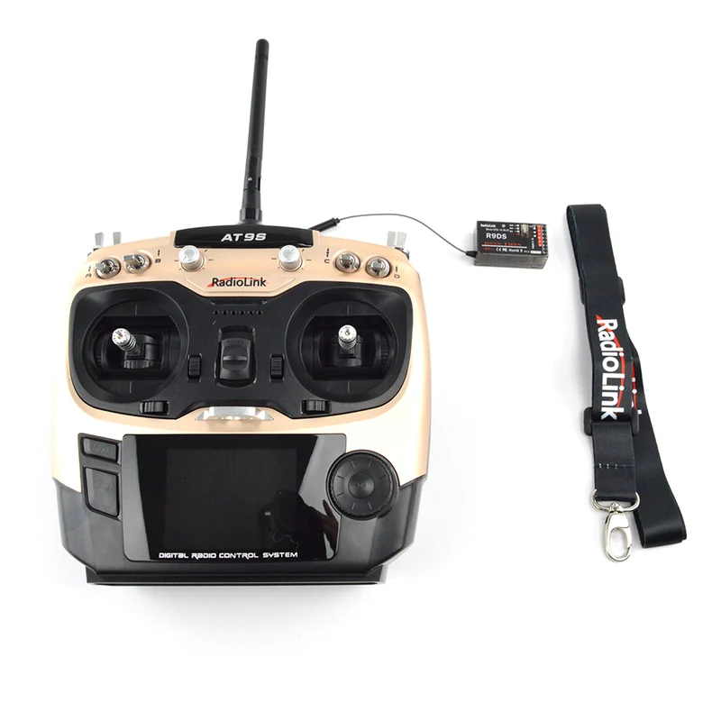RadioLink AT9S PRO 2.4GHz 12CH Transmitter w/ R9DS 10CH Receiver
