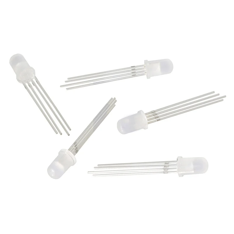 5mm RGB LED w/ Diffused Lens (5pk)