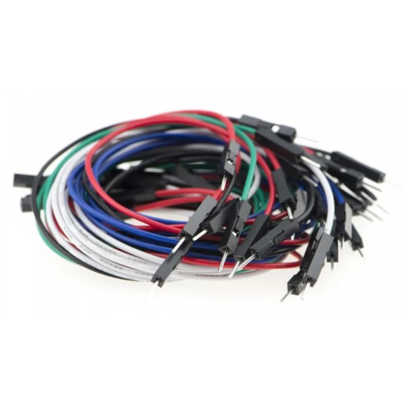 7.8" (20cm) Jumper Wires M/F (65 pk)