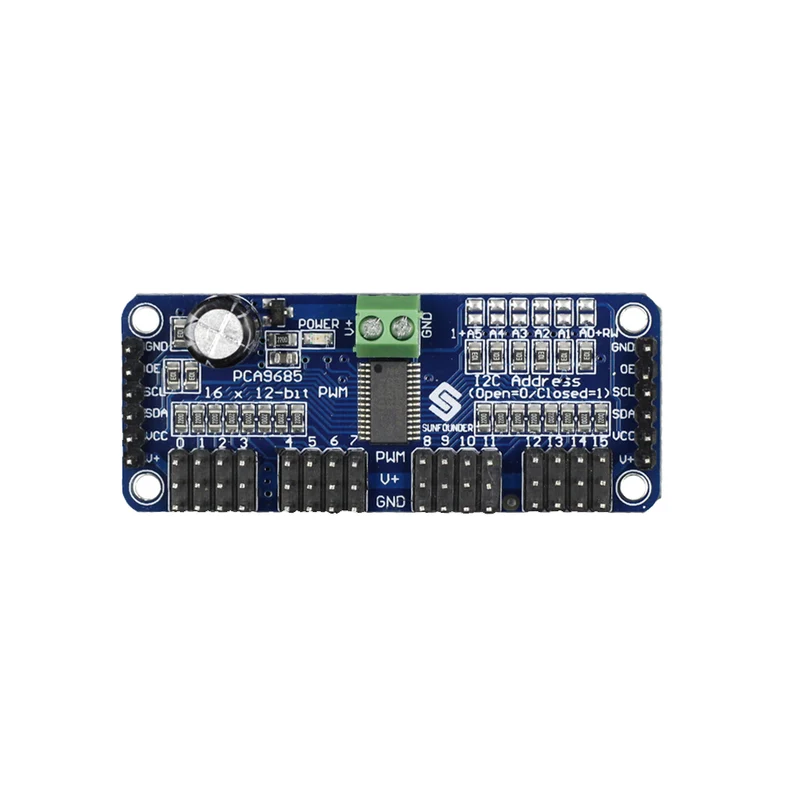 PCA9685 16-Channel 12-Bit PWM Servo Driver