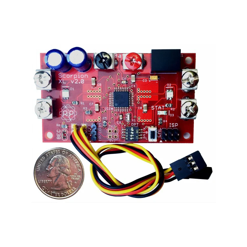 Scorpion XL 2.0 Dual 12.5A, 5.5V to 28V Single R/C DC Motor Driver
