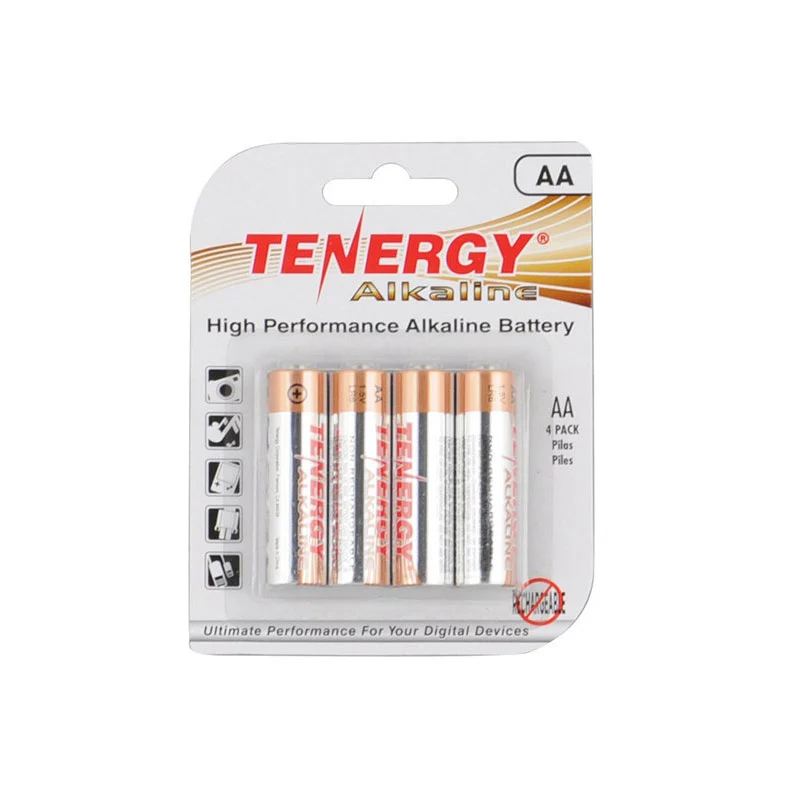 Tenergy 1.5V Alkaline AA Batteries (4pk)