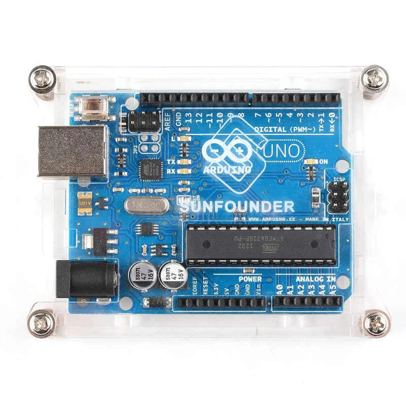 Transparent Acrylic Enclosure for Arduino Uno