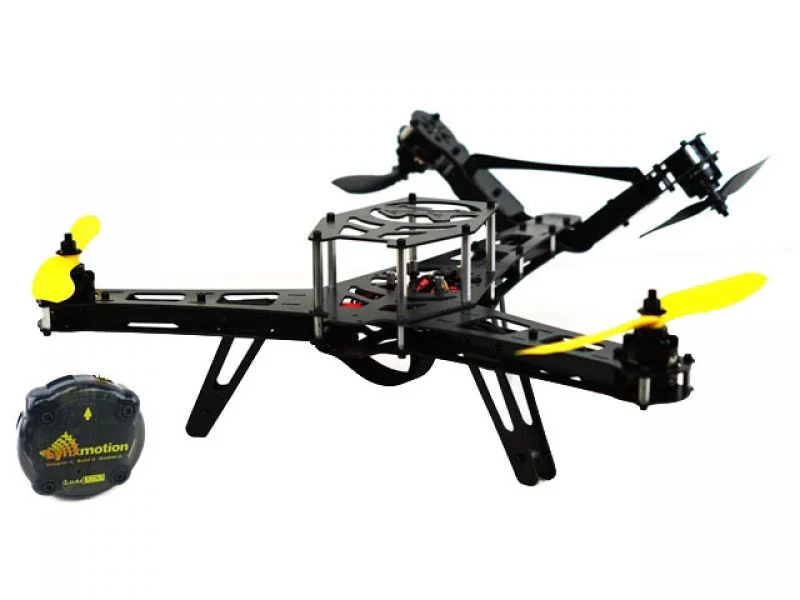 Lynxmotion Hunter VTail 400 Drone (Base Combo Kit + Quadrino Nano Controller)