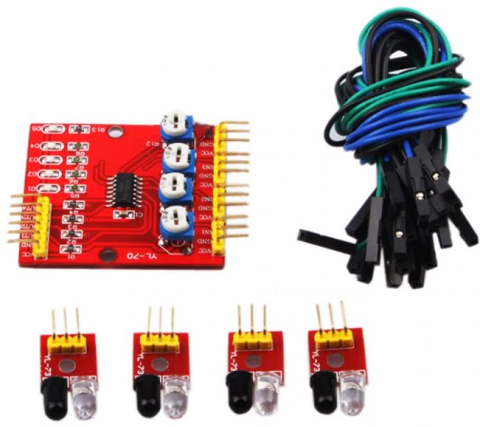 4-way Infrared Tracking Sensor