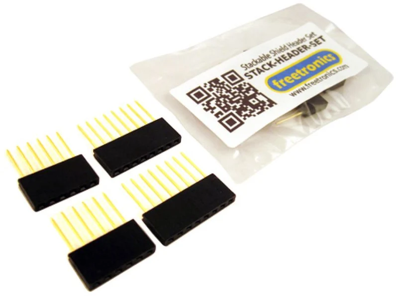Stackable Arduino Shield Header (4pk)