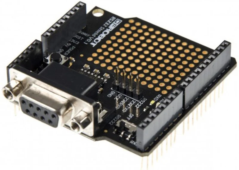 RS232 Shield For Arduino
