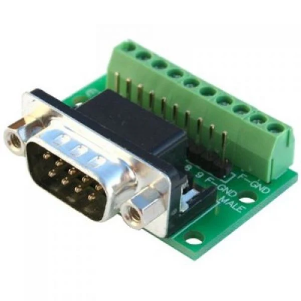 DB9 Male Breakout Board
