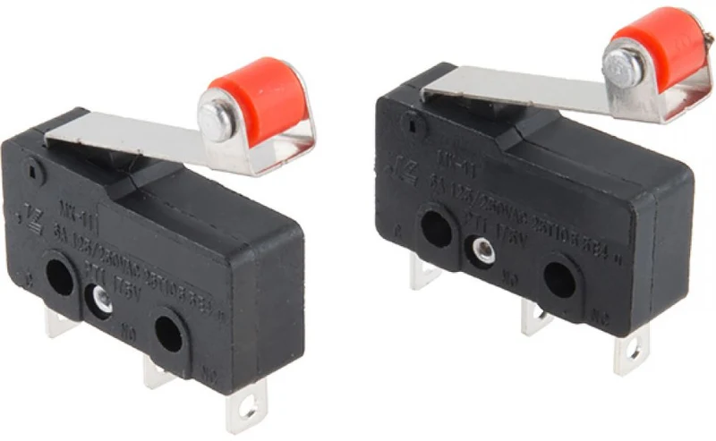 SPDT Roller Lever Micro Switch (2pk)