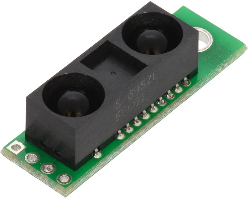 3V Pololu Carrier w/ Sharp GP2Y0A60SZ IR Range Sensor - 10 to 150cm