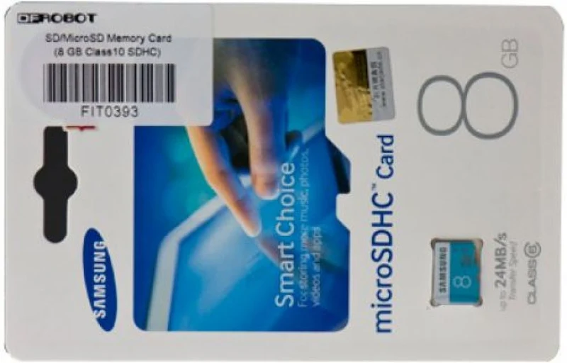 8GB Class 6 SDHC SD/MicroSD Card