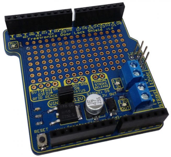Arduino RFID Door Lock Shield