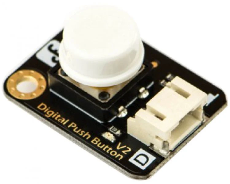 Gravity Digital Push Button (White)