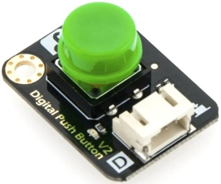 Gravity Digital Push Button (Green)