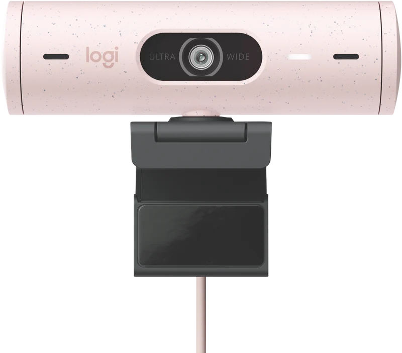 Logitech BRIO 500 Full HD 1080p webcam (Rose)