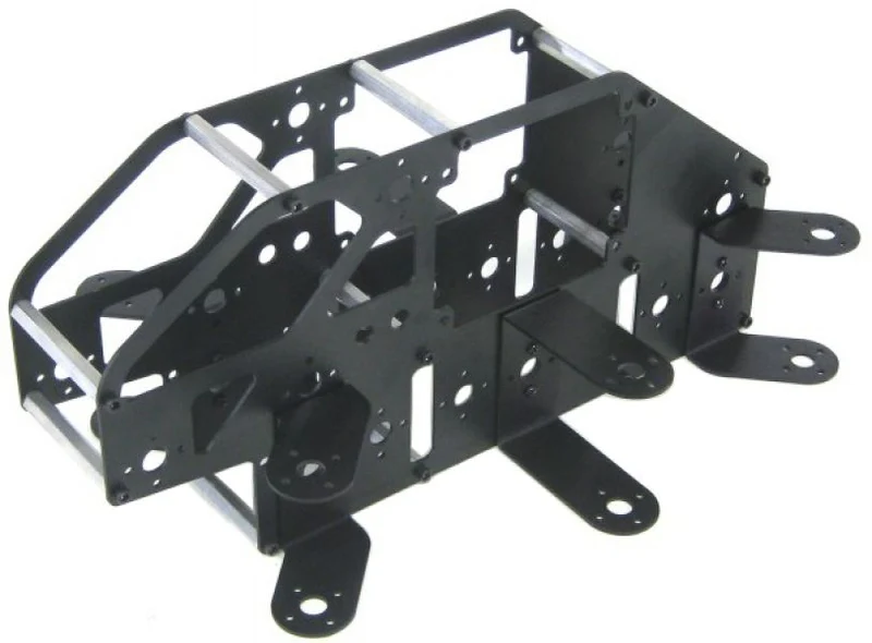Lynxmotion Aluminum T-Hex Body Kit (Black)