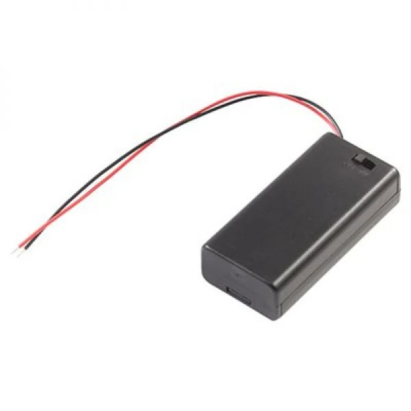 2 AA Battery Holder w/ Switch