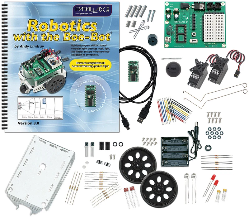 Parallax Boe-Bot Robot Kit - USB Version
