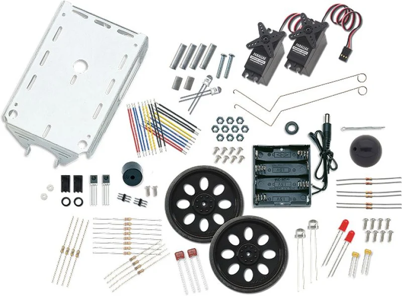 Parallax Robotics with the Boe-Bot Kit - Parts Only