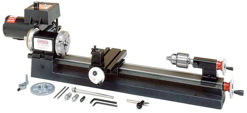 Sherline 4400 Tabletop 3.5" x 17" Manual Lathe Basic Package (inch)