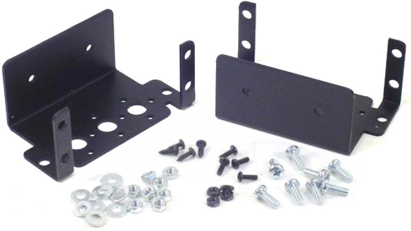 Lynxmotion Large Aluminum Multi-Purpose Servo Bracket Two Pack ASB-201 (Blk)