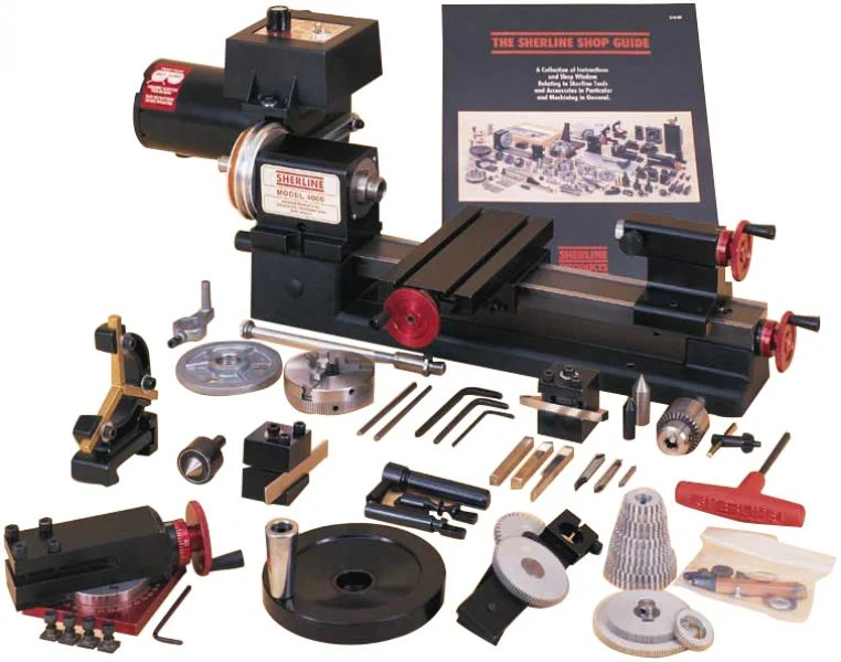 Sherline Manual 4000C Series Tabletop Lathe Package (Inch)