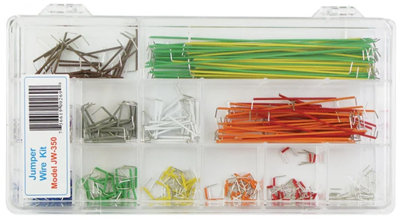 350 Piece Pre-formed Jumper Wire Kit - JW-350