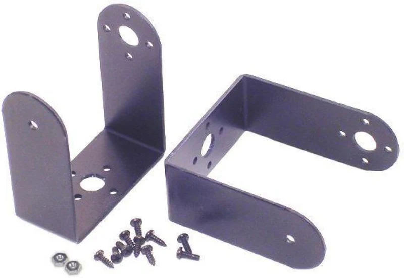 Lynxmotion Aluminum Long "C" Servo Bracket Two Pack ASB-05