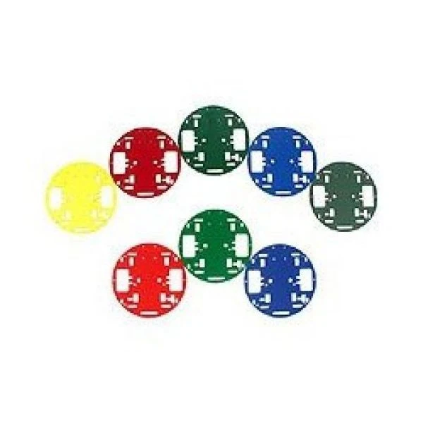 Pololu Round Robot Chassis Solid Red