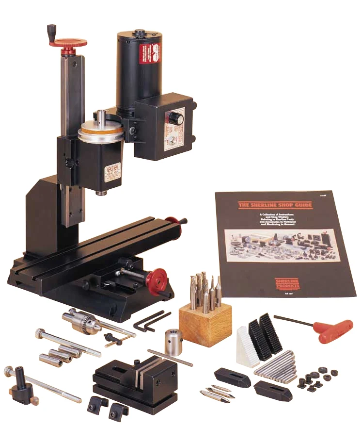 Sherline 3-Axis 5000 Series Tabletop Vertical Milling Machine Package (inch)
