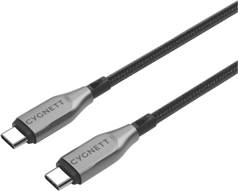 Cygnett USB 2.0 Armoured braided USB C USB C 1m Black
