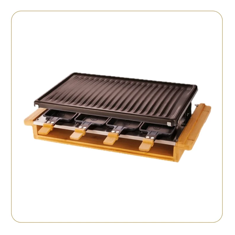 Appareil à raclette, Meuuuh Premium 8 Bois