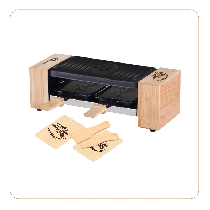 Appareil à Raclette, Meuuuh Duo, Bois
