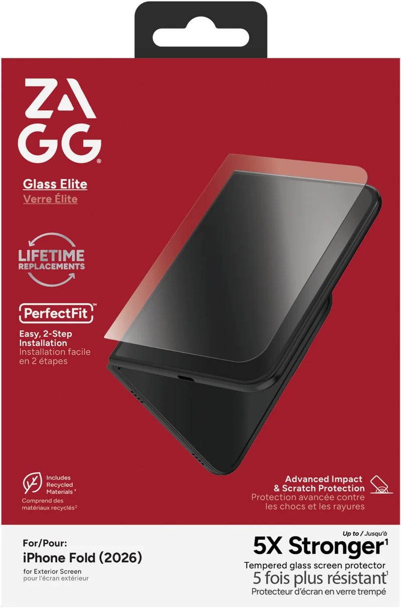 ZAGG Invisibleshield Glass Elite Screen Protector (Outside) For iPhone Duo