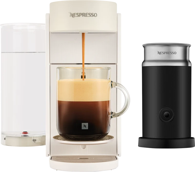 Nespresso Vertuo Up Capsule Coffee Machine Bundle White