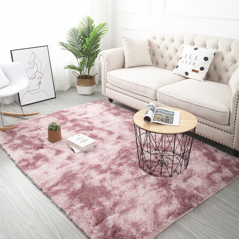 Tapis Peluche pour Salon et Chambre a Coucher