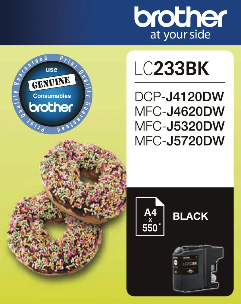 Brother LC-233 Black Ink Cartridge