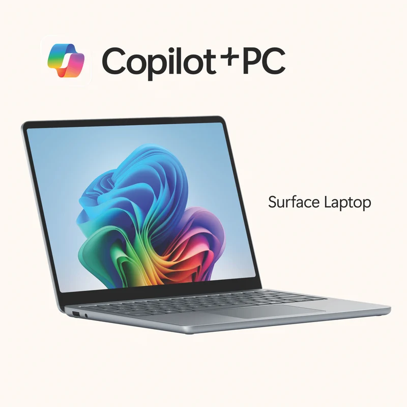 Microsoft Surface Laptop Copilot+ PC 13" Snapdragon X Plus 8 Core 16GB 512GB -Platinum