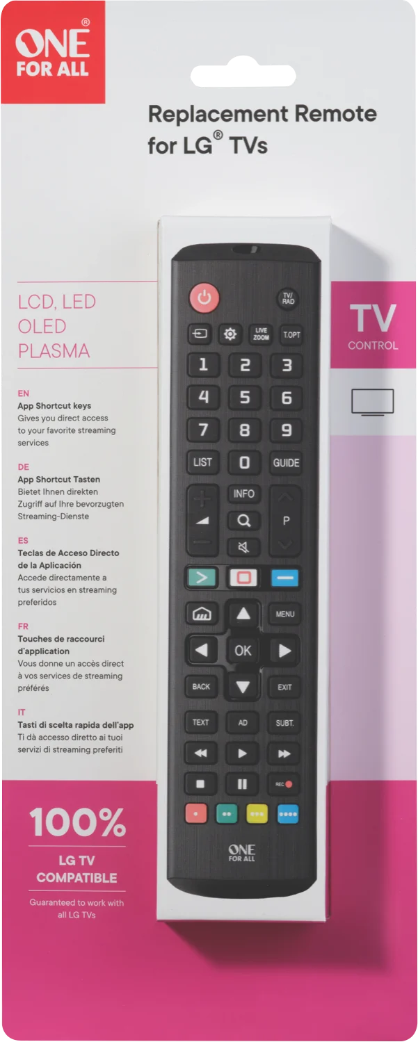 One For All LG Replacement Remote
