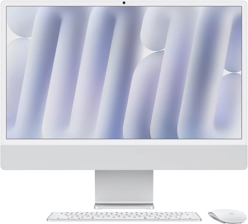 Apple iMac 24" Retina 4.5K Display with M4 chip 10-core GPU 16GB 256GB - Silver