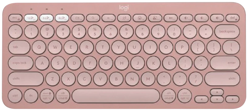 Logitech K380s Pebble Keys 2 Keyboard (Rose)