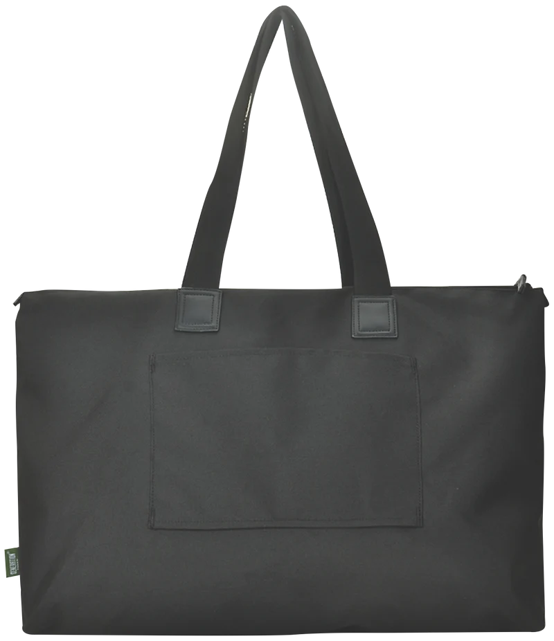 Generation Earth Recycled Foldable Tote Bag (Black)