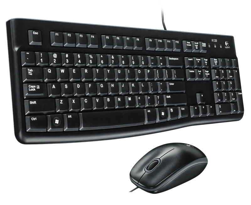 Logitech Corded Mouse and Keyboard MK120