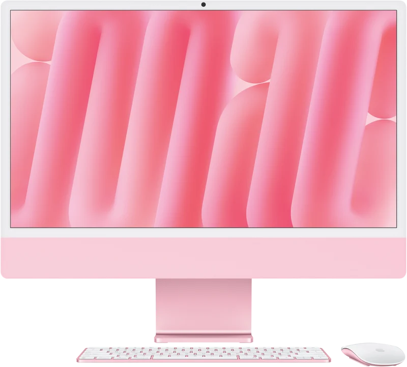Apple iMac 24" Retina 4.5K Display with M4 chip 8-core GPU 16GB 256GB - Pink