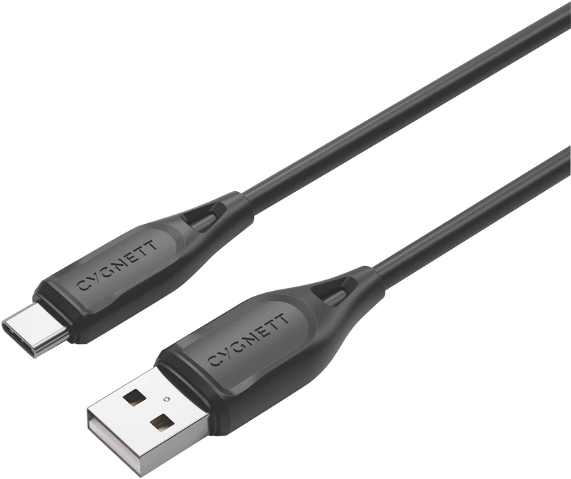 Cygnett Essentials USB-C To USB-A (USB 2.0) Cable 2m - Black