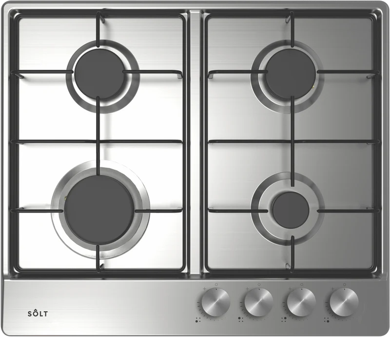 Solt 60cm Gas Cooktop, Stainless Steel